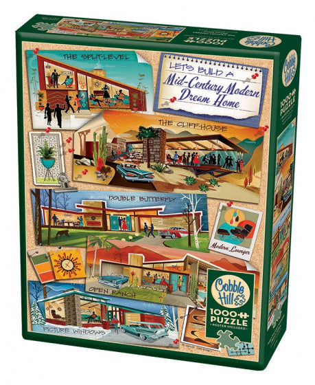 legpuzzel Mid-Century home karton 1000 stukjes