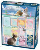legpuzzel Quilted Kittens karton 500 stukjes