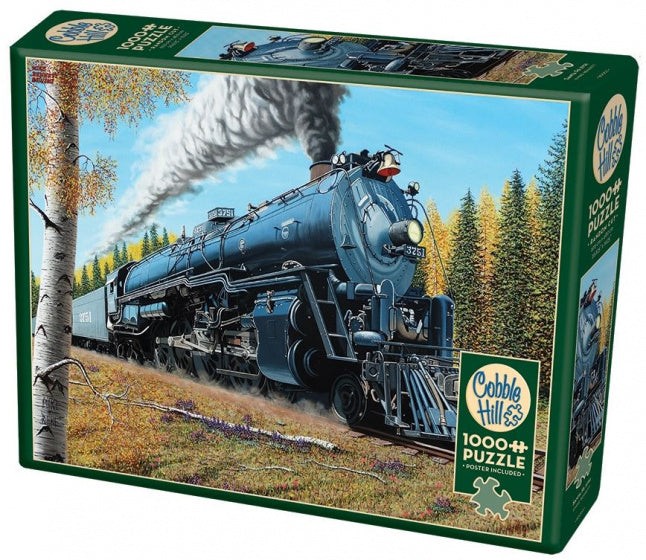 legpuzzel Santa Fé karton blauw/groen 1000 stukjes