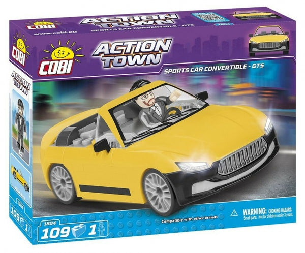 Action Town bouwpakket Sports Car Convertible - GTS 109-delig 1804