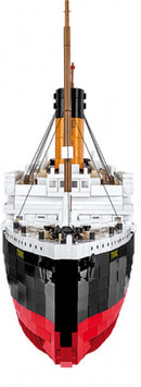 bootset Titanic 1:300 92 cm rood/wit 2840-delig