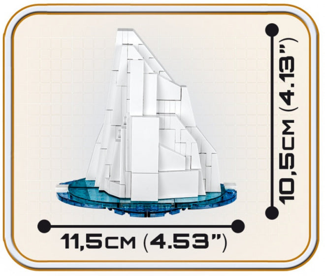 bootset Titanic 1:300 92 cm rood/wit 2840-delig