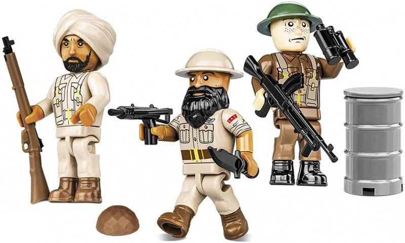 bouwpakket British Special Air Service ABS beige 30-delig