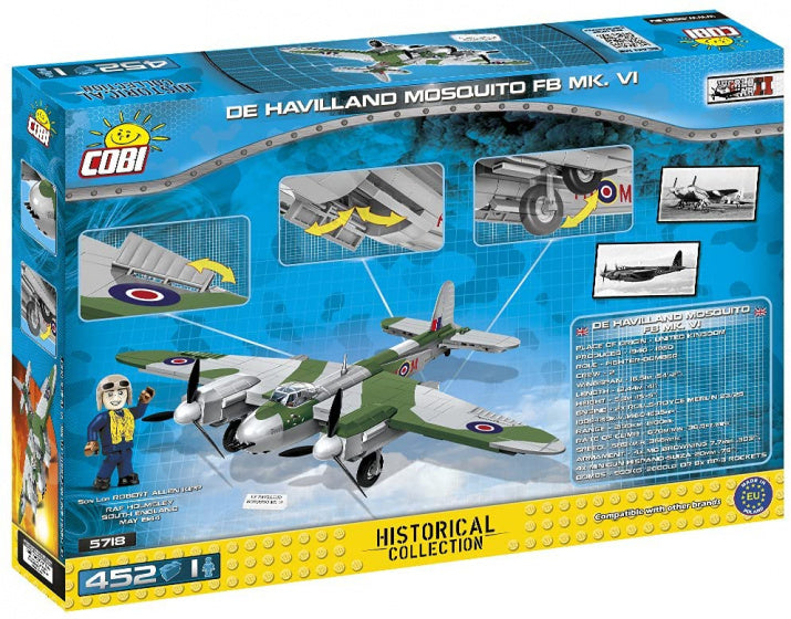 bouwpakket De Havilland Mosquito FB Mk.vi ABS 452-delig