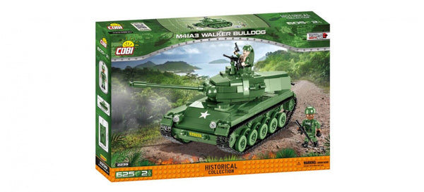 bouwpakket M41A3 tank junior 1:72 groen 625-delig