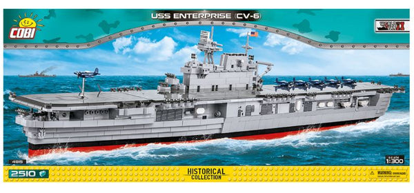 bouwpakket USS Enterprise boot junior 75 cm 2510-delig