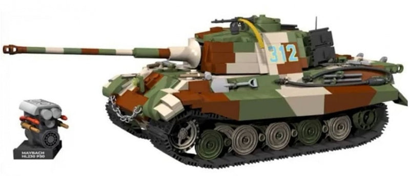 bouwpakket Small Army Panzer Koningstiger 1000-delig