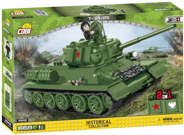 bouwpakket T-34-85 ABS groen 668-delig