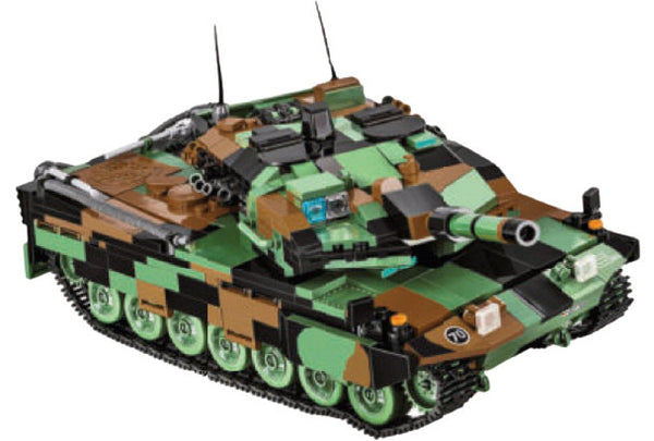 bouwset Leopard 2A5 TVM tank groen/bruin 945-delig