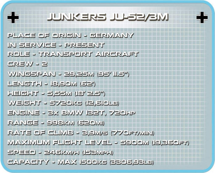 bouwpakket Small Army Junkers JU52/3M 553-delig (7510)