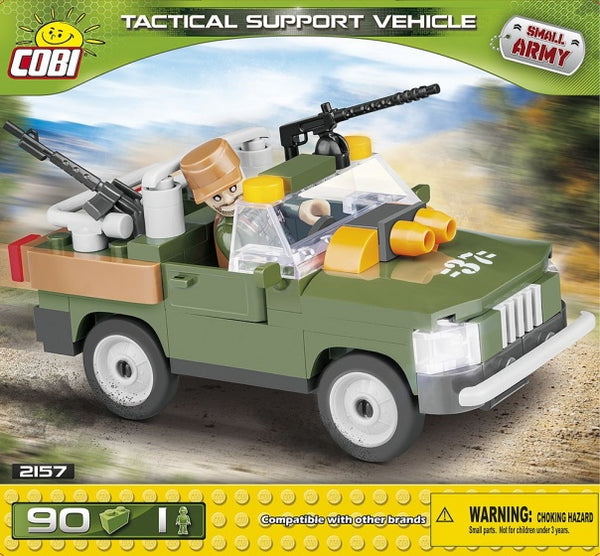 Small Army Tactical Support Vehicle bouwset 90-delig 2157