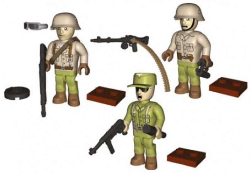 speelfiguren Afrika Korps junior groen 30-delig