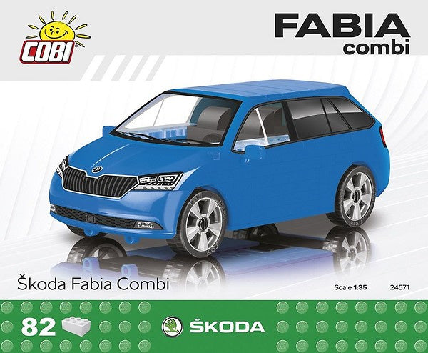 bouwpakket škoda Fabia jongens blauw 77-delig