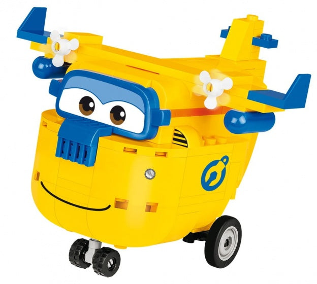 Super Wings bouwpakket Donnie geel/blauw 182-delig (25124)