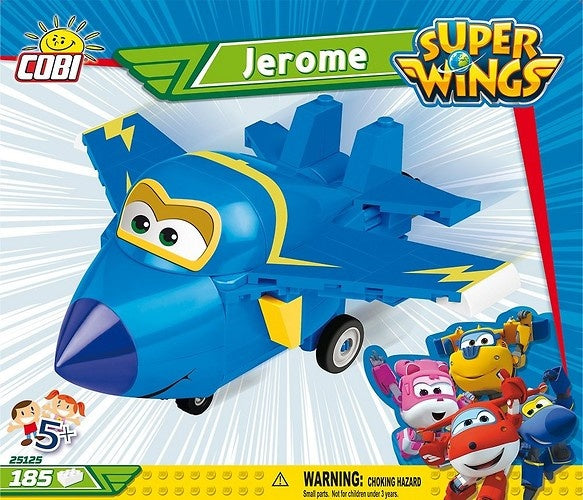 Super Wings bouwpakket Jerome blauw 185-delig (25125)