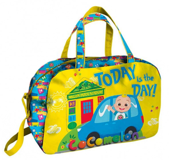 schoudertas junior 21,8 liter polyester groen/blauw