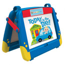 tekenbord 5-in-1 Fold N'Draw junior blauw 8-delig