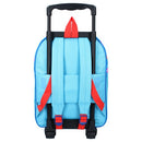 trolley rugzak First Day 12,7 liter polyester blauw