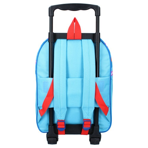 trolley rugzak First Day 12,7 liter polyester blauw