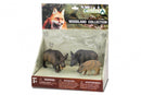 bosdieren: speelset in giftverpakking 3-delig zwijn