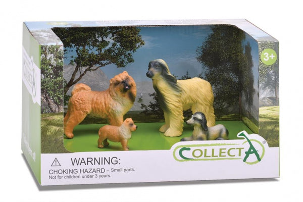 honden: speelset in giftverpakking 4-delig chowchow