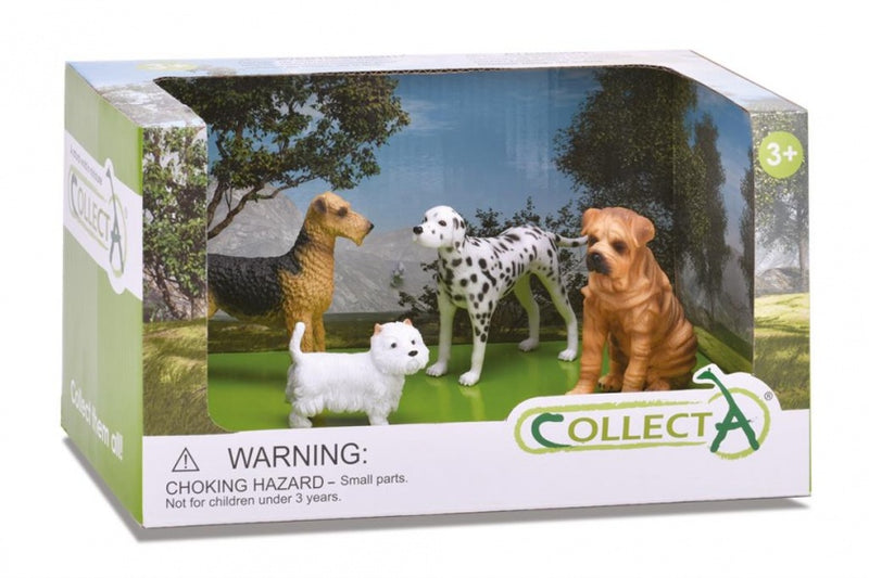 honden: speelset in giftverpakking 4-delig divers