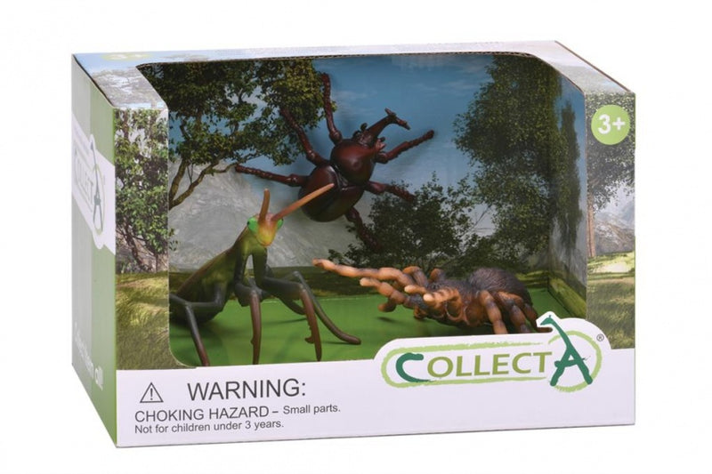 insecten: speelset in giftverpakking 3-delig spin