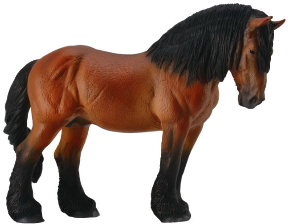 paard Ardenner Hengst 16,7 x 10,9 cm