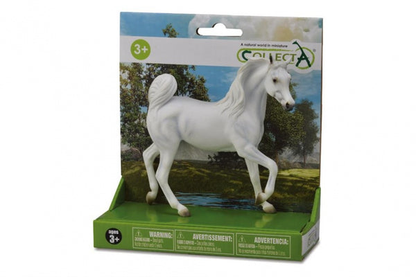 paarden: Arabier merrie 17 cm grijs