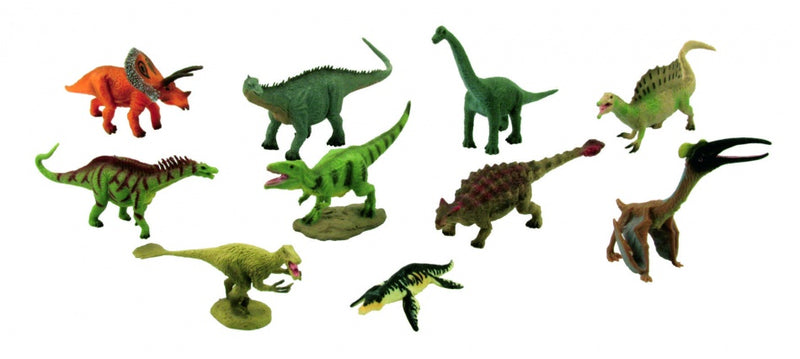 Prehistorie Mini Set B 10 Mini Dinosaurussen 7-11 cm