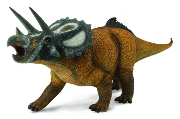 prehistorie: Super Triceratops 1:15 70 cm bruin