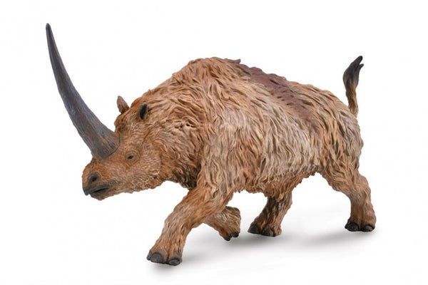 speelfiguur elasmotherium bruin 26 x 14 cm
