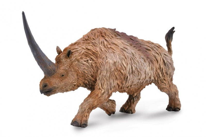 speelfiguur elasmotherium bruin 26 x 14 cm