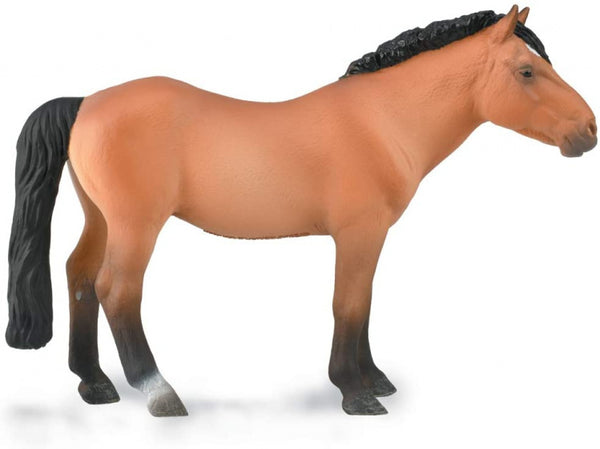 speelfiguur paard hengst junior 14 x 10 cm bruin