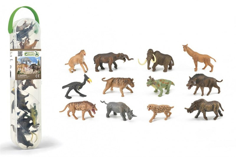 speelset prehistorische zoogdieren 12 stuks