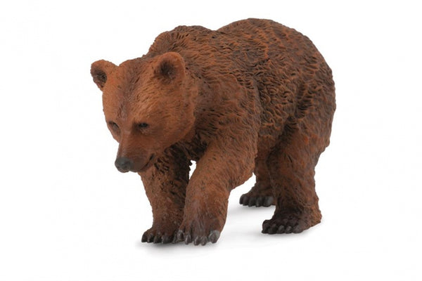 wilde dieren: beerwelp 6,5 cm bruin