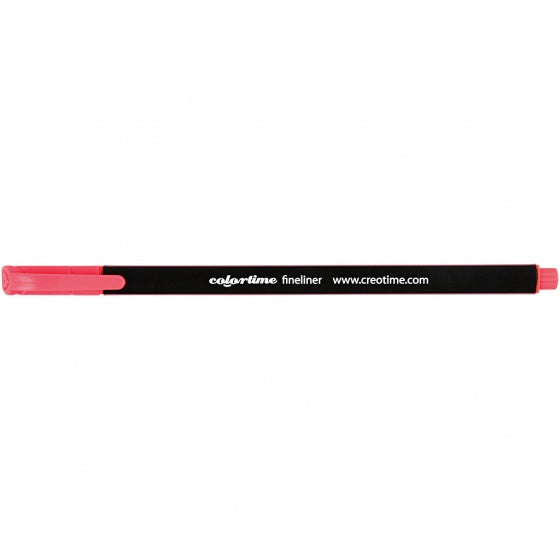 fineliner lijndikte 0,6-0,7 mm roze 12 stuks