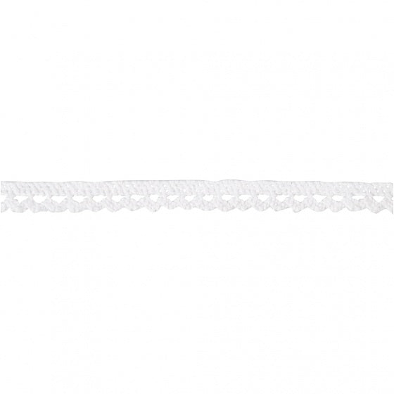 Kanten Lint Wit, 10m