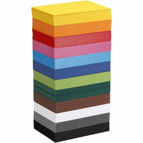 gekleurd karton 10,5 x 14,8 cm 1200 stuks 180 g multicolor