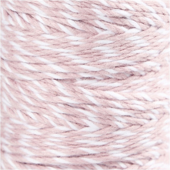 gestreept koord roze 50 meter