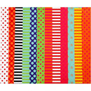 Glanspapier met print multicolor 24 x 32 cm 50 vellen