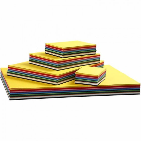 gekleurd karton 1500 stuks 180 g multicolor