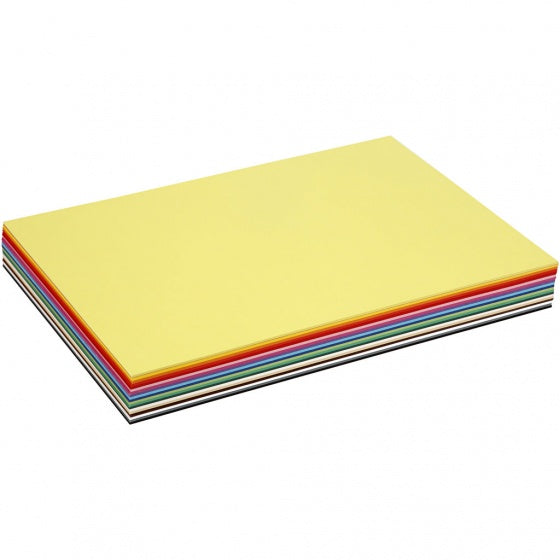 gekleurd karton 42 x 29,7 cm 300 stuks 180 g multicolor