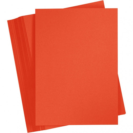 karton Populair 21 x 29,7 cm 100 stuks 180 g rood