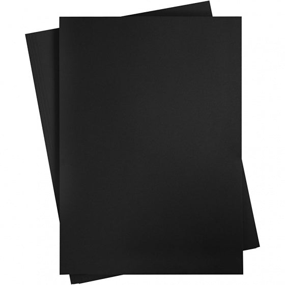 karton zwart 460 x 640 mm 25 vellen