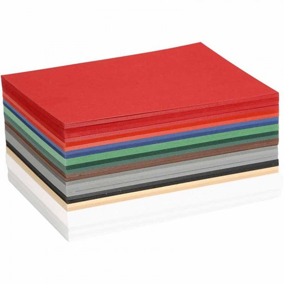 kerst karton 10,5 x 14,8 cm 300 stuks 180 g multicolor