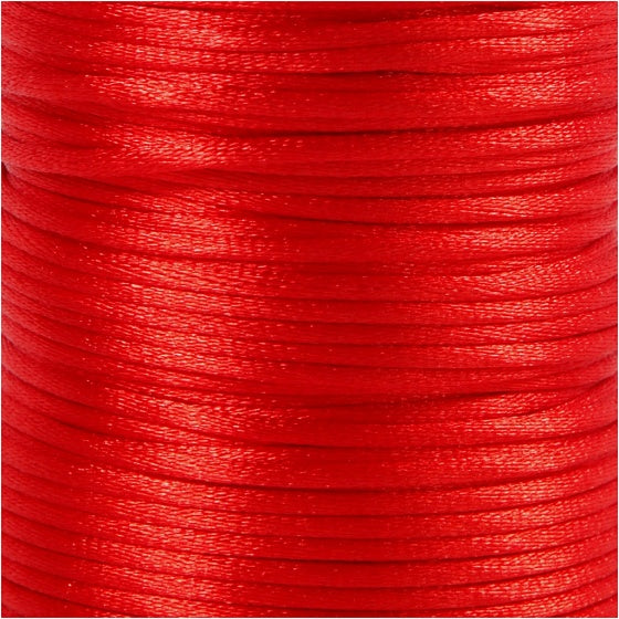Satijnkoord Rood, 50m