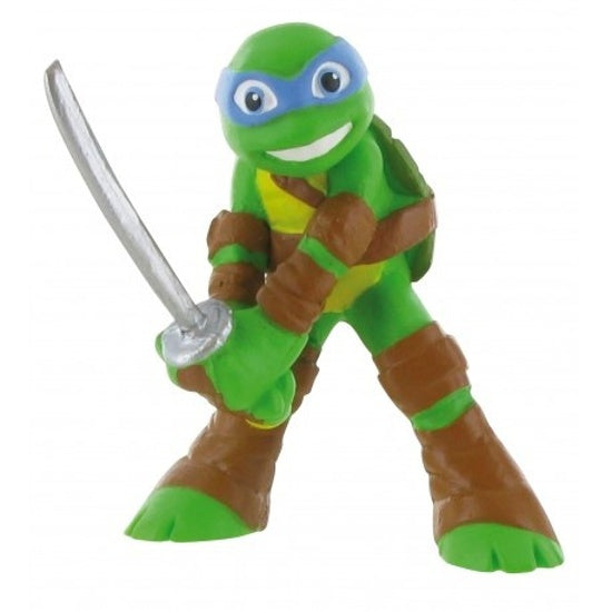 speelfiguur Ninja Turtles Leonardo 9 cm groen