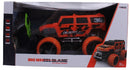 monstertruck Big Wheel Blame 29 x 15 cm oranje 4-delig