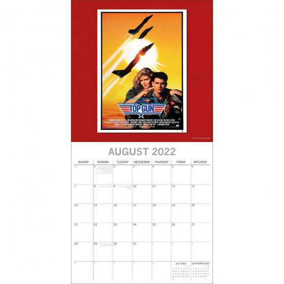 kalender 2022 Classic Movie Poster 30 x 30 cm papier